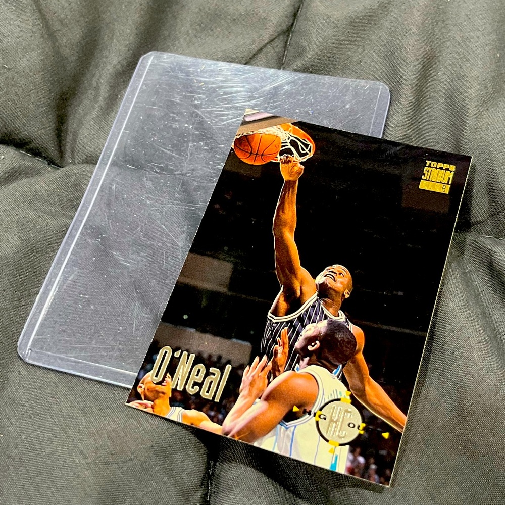 Shaquille O'Neal High Court Card 175 1993 Topps Stadium Club Basketball
